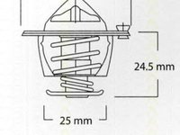 Termostat lichid racire ALFA ROMEO 146 930 TRISCAN 86202082