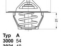 Termostat,lichid racire AUDI A3 Cabriolet (8P7) (2008 - 2013) WAHLER 3141.87D piesa NOUA