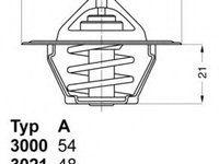 Termostat,lichid racire AUDI A3 Sportback (8PA) (2004 - 2013) WAHLER 3141.87D piesa NOUA