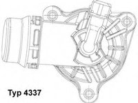 Termostat,lichid racire BMW 3 limuzina (E46), BMW 3 cupe (E46), BMW 3 Touring (E46) - WAHLER 4337.105D