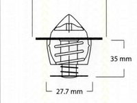 Termostat lichid racire CITROEN C4 I LC TRISCAN 86205682