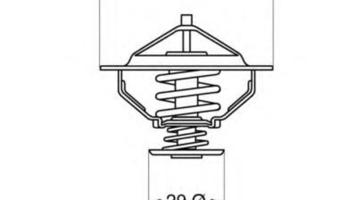 Termostat,lichid racire Citroen RELAY bus (23