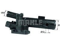 Termostat lichid racire DACIA LOGAN (LS_) - OEM - MAHLE ORIGINAL: TI3989|TI 39 89 - Cod intern: W02286385 - LIVRARE DIN STOC in 24 ore!!!