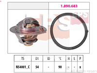 Termostat,lichid racire EPS 1.880.802