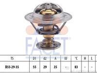 Termostat,lichid racire FIAT DUCATO caroserie (244) (2002 - 2016) FACET 7.8323S