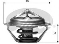 Termostat,lichid racire FIAT DUCATO caroserie (290), FIAT DUCATO Panorama (290), FIAT DUCATO caroserie (280) - GATES TH06182G1