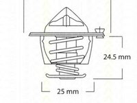 Termostat lichid racire FIAT DUCATO platou sasiu 290 TRISCAN 86209982