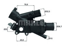 Termostat,lichid racire FORD C-MAX II Van (2010 - 2016) MAHLE ORIGINAL TH 43 83