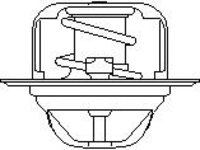 Termostat,lichid racire FORD ESCORT Mk IV (GAF, AWF, ABFT), FORD ESCORT Mk IV combi (AWF, AVF), FORD ESCORT Mk V (GAL) - TOPRAN 301 690