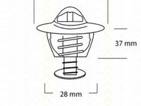 Termostat lichid racire HONDA ACCORD IV CB TRISCAN 86205078