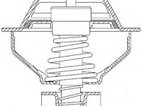 Termostat,lichid racire IVECO EuroCargo, GINAF C-Series - WAHLER 410289.81D