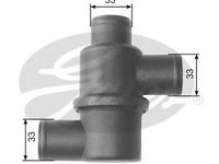 Termostat,lichid racire LADA NIVA (2121), LADA NADESCHDA (2120), LADA NIVA II (2123) - GATES TH15380