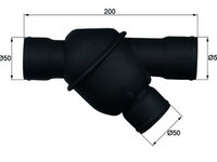 Termostat,lichid racire MAHLE TH 24 79