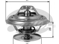 Termostat,lichid racire MERCEDES-BENZ ACTROS MP2 / MP3 (2002 - 2016) GATES TH01982G1