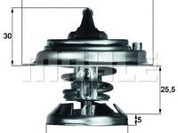 Termostat lichid racire MERCEDES-BENZ C-CLASS (W202) - OEM - MAHLE ORIGINAL: TX2985D|TX 29 85D - Cod intern: W02066275 - LIVRARE DIN STOC in 24 ore!!!