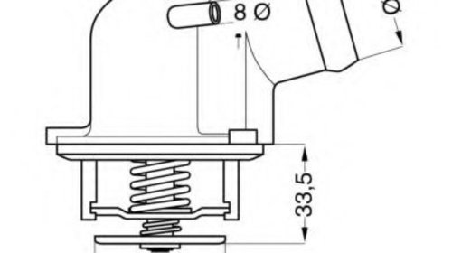 Termostat,lichid racire MERCEDES-BENZ CLK (C2