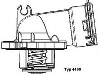 Termostat,lichid racire MERCEDES-BENZ CLK Cabriolet (A209) (2003 - 2010) WAHLER 4490.87D