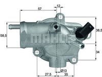 Termostat lichid racire MERCEDES-BENZ E-CLASS W210 MAHLE ORIGINAL TH1392