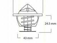 Termostat,lichid racire MERCEDES-BENZ S-CLASS limuzina (W126), JAGUAR XJ (XJ 40, 81), JAGUAR XJS cupe - TRISCAN 8620 2682