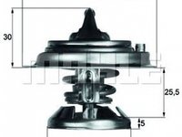 Termostat lichid racire MERCEDES-BENZ SPRINTER 2-t bus 901 902 MAHLE ORIGINAL TX2985D