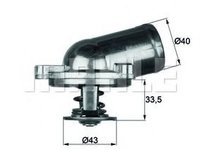 Termostat,lichid racire MERCEDES C-CLASS (W202) (1993 - 2000) MAHLE ORIGINAL TI 22 87 piesa NOUA