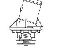 Termostat,lichid racire MERCEDES C-CLASS (W203) (2000 - 2007) WAHLER 4298.87D piesa NOUA