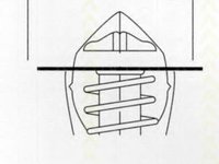 Termostat,lichid racire MITSUBISHI COLT (A15_A), MITSUBISHI COLT LANCER limuzina (A7_), MITSUBISHI CORDIA (A21_A, AB) - TRISCAN 8620 1188