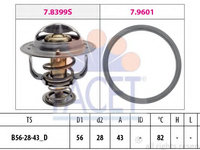 Termostat,lichid racire MITSUBISHI GALANT Mk VI combi (EA_) (1996 - 2003) FACET 7.8404