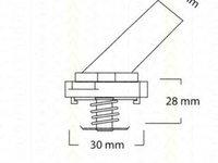 Termostat lichid racire NISSAN MAXIMA QX A32 TRISCAN 862010882