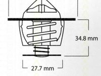 Termostat lichid racire NISSAN SERENA C23M TRISCAN 86201788