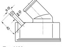 Termostat,lichid racire OPEL ASTRA G Cupe (F07) (2000 - 2005) WAHLER 4183.92D piesa NOUA