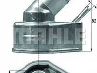 Termostat lichid racire OPEL ASTRA G hatchback F48 F08 MAHLE ORIGINAL TI1092