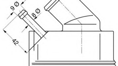 Termostat,lichid racire OPEL ASTRA G Hatchbac