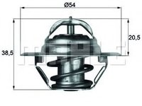 Termostat,lichid racire OPEL FRONTERA A (5_MWL4) (1992 - 1998) MAHLE ORIGINAL TX 3 87D