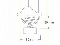 Termostat lichid racire OPEL FRONTERA A Sport 5 SUD2 TRISCAN 86205892