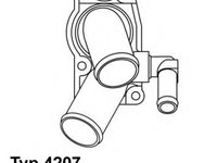 Termostat,lichid racire OPEL FRONTERA B (6B_), VAUXHALL FRONTERA Mk II (B) - WAHLER 4207.92D