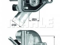 Termostat lichid racire OPEL MERIVA MAHLE ORIGINAL TI592