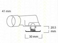 Termostat lichid racire OPEL OMEGA B 25 26 27 TRISCAN 86209292