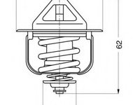 Termostat,lichid racire OPEL VECTRA B (36) (1995 - 2002) WAHLER 3467.85D piesa NOUA