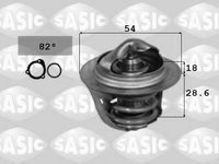 Termostat,lichid racire OPEL VECTRA B (36_), OPEL VECTRA B combi (31_), OPEL ASTRA G hatchback (F48_, F08_) - SASIC 3306091