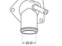 Termostat,lichid racire OPEL VECTRA B hatchback (38_), OPEL VECTRA B (36_), OPEL VECTRA B combi (31_) - WAHLER 4242.92D