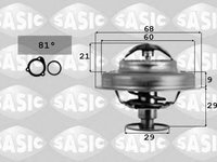 Termostat,lichid racire PEUGEOT 205 (741A/C), PEUGEOT 205 Mk II (20A/C), PEUGEOT 305 Mk II combi (581E) - SASIC 3371641