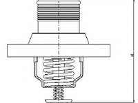 Termostat,lichid racire PEUGEOT 406 limuzina (8B), FIAT SCUDO Combinato (220P), PEUGEOT EXPERT (224) - WAHLER 3483.89D