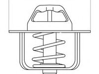 Termostat,lichid racire RENAULT LAGUNA I I (B56_, 556_), RENAULT 19 Mk II (B/C53_), RENAULT 19 Mk II limuzina (L53_) - WAHLER 3466.89D