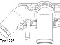 Termostat,lichid racire SAAB 9-5 limuzina (YS3E), SAAB 9-5 combi (YS3E), OPEL VECTRA C - WAHLER 4297.92D