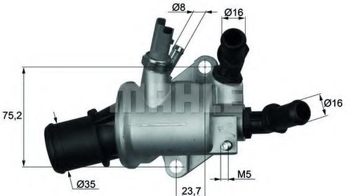 Termostat,lichid racire SAAB 9-5 limuzina (YS