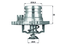 Termostat,lichid racire (TI1392 MAH) OPEL,VAUXHALL