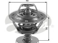 Termostat,lichid racire TOYOTA AVENSIS Liftback (T22) (1997 - 2003) GATES TH39082G1 piesa NOUA