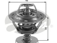 Termostat lichid racire TOYOTA COROLLA Wagon E10 GATES TH39082G1