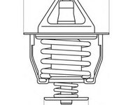 Termostat,lichid racire TOYOTA SURF (RN10_, VZN13_, VZN10_, RN13_), TOYOTA SCEPTER (_CV1_, _XV1_, _V1_), TOYOTA CAMRY limuzina (_V2_) - WAHLER 4480.82